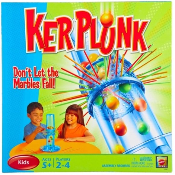 Kerplunk Classic Kids Game with Marbles and Sticks - Picture 1 of 8